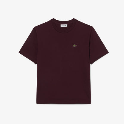 Lacoste Relaxed Fit Kadın Bordo T-shirt