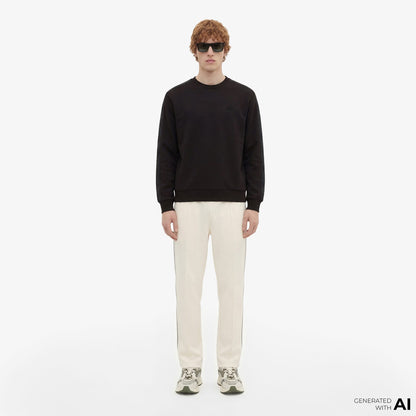 Lacoste Erkek Relaxed Fit Siyah Sweatshirt