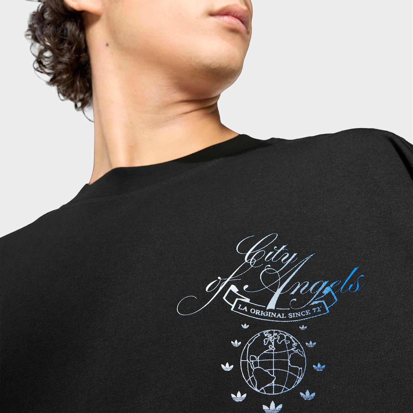Adidas La City Erkek Siyah T-shirt
