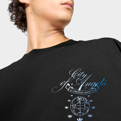Adidas La City Erkek Siyah T-shirt