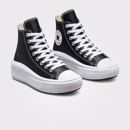 Converse Chuck Taylor All Star Move Platform Foundational Leather Unisex Siyah Sneaker