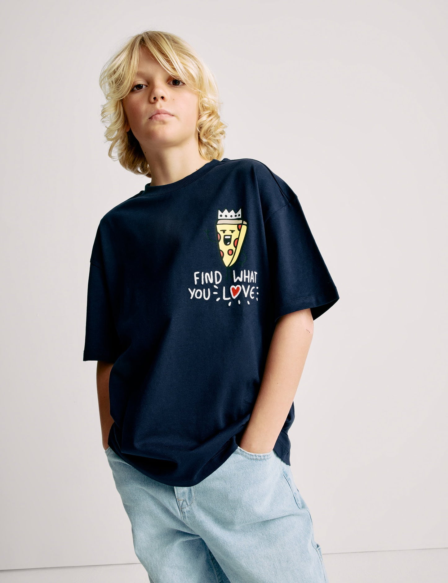 Pure Cotton Doodle Boy Grafik Tişört (2–16 Yaş)