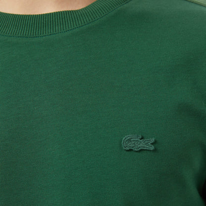 Lacoste Erkek Regular Fit Bisiklet Yaka Koyu Yeşil T-shirt