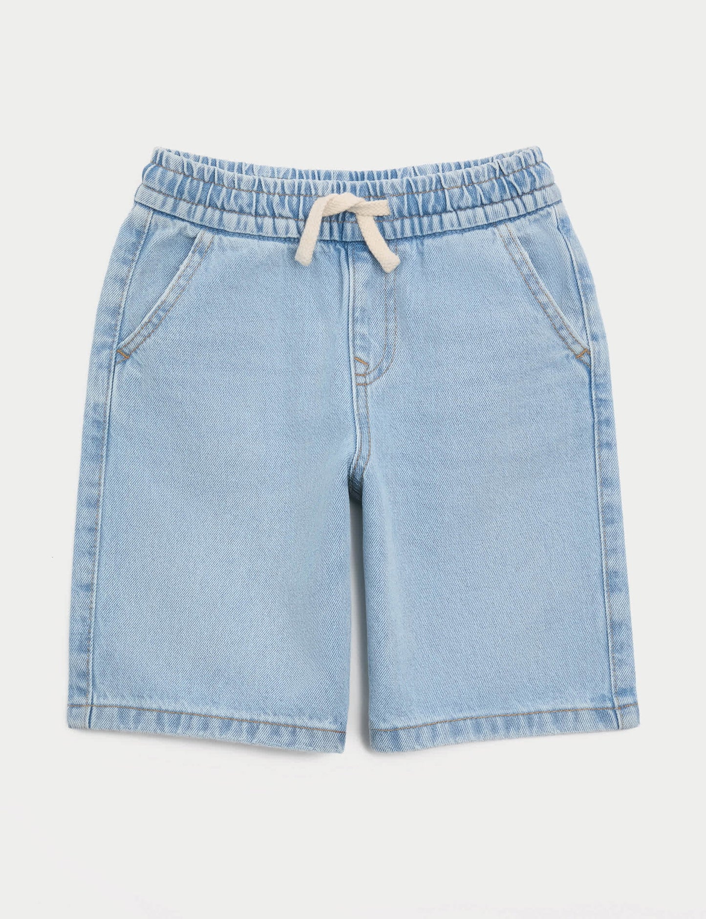 Denim Pamuklu Şort