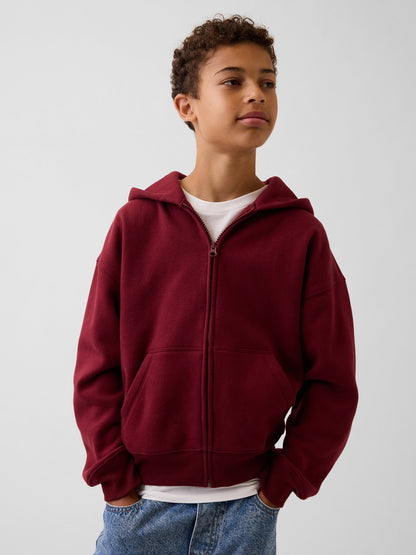 Kahverengi Vintagesoft Fermuarlı Sweatshirt