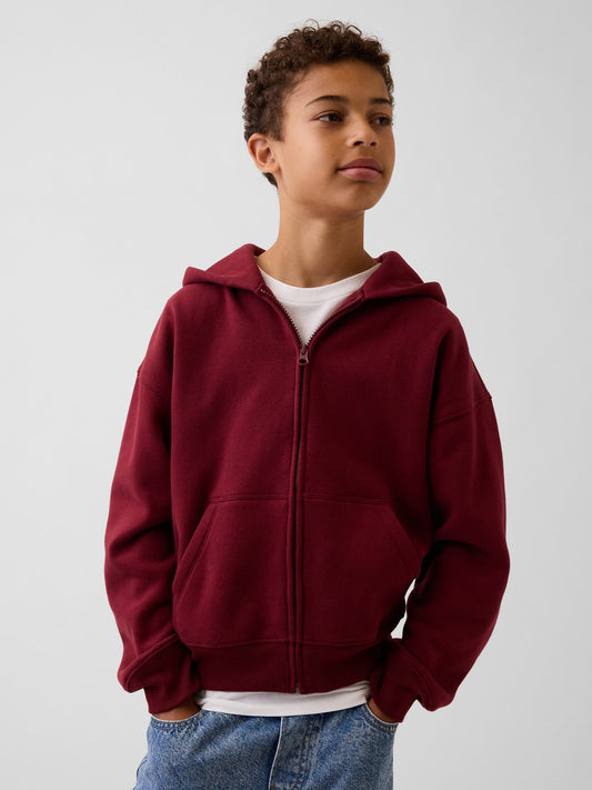 Kahverengi Vintagesoft Fermuarlı Sweatshirt
