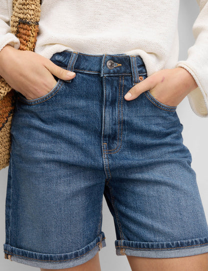 Denim Boyfriend Şort