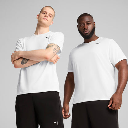 Puma Tad Essentialential Solid Cat Erkek Beyaz T-shirt