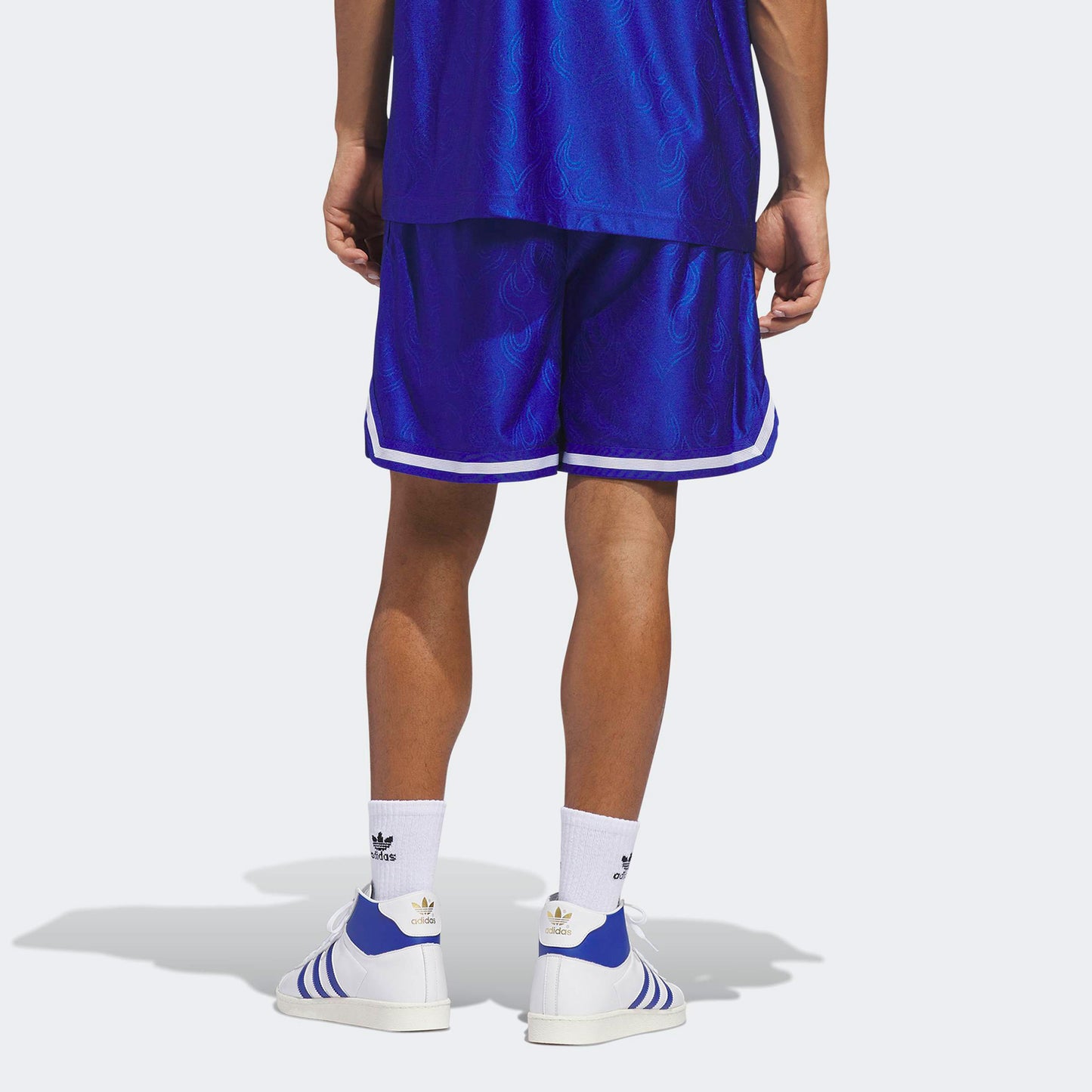 Adidas Jacquard Unisex Mavi Şort