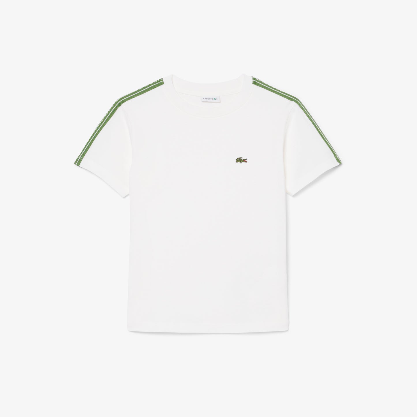 Lacoste Çocuk Bisiklet Yaka Beyaz T-shirt