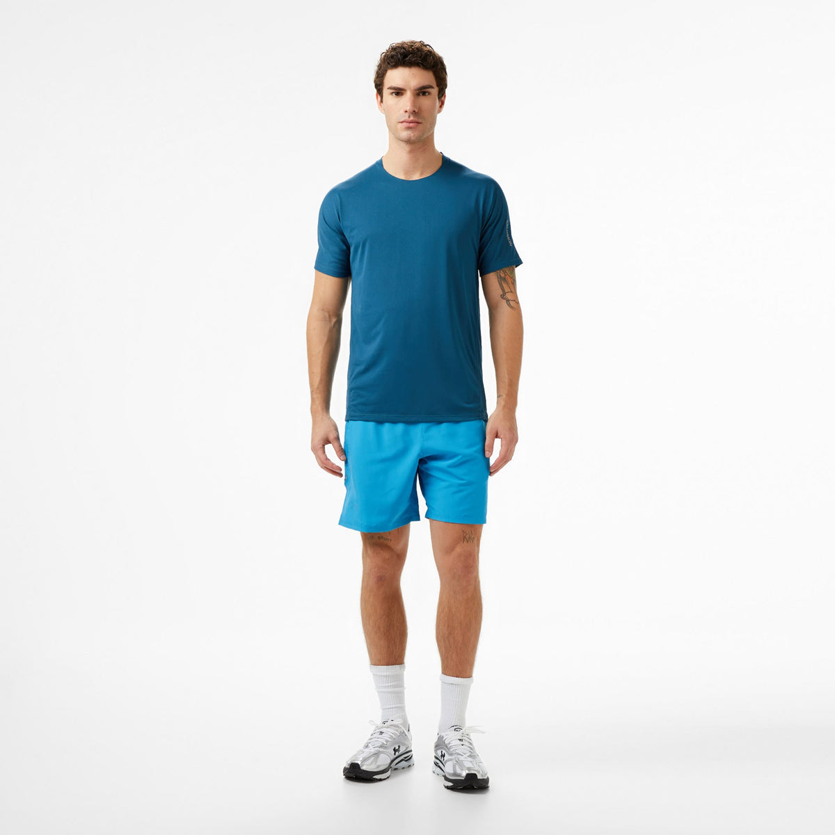 Under Armour Launch Pro 2n1 7 Erkek Mavi Koşu Şortu