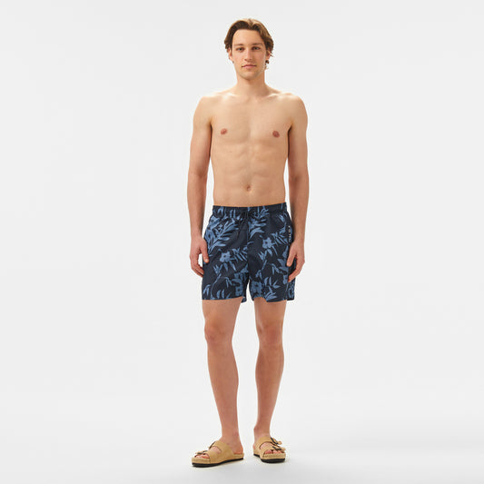 Tommy Hilfiger Medium Drawstring Print Erkek Mavi Mayo
