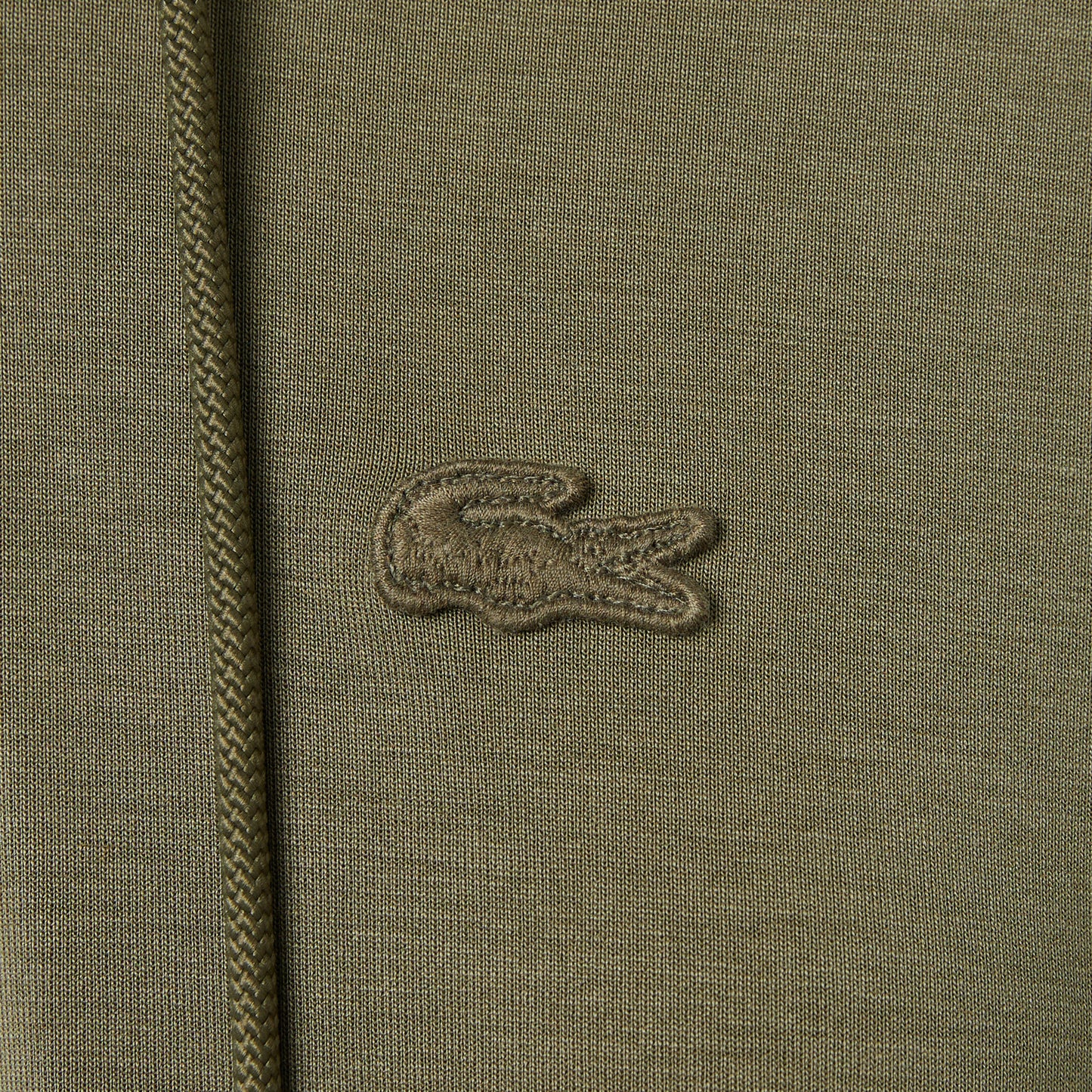 Lacoste Kadın Relaxed Fit Kapüşonlu Haki Sweatshirt