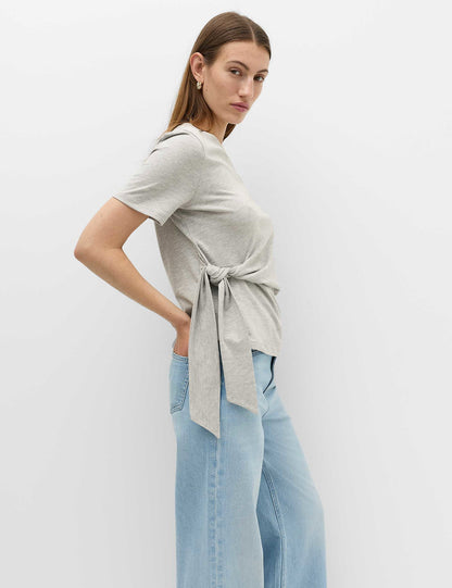 Bel Detaylı Regular Fit T-shirt