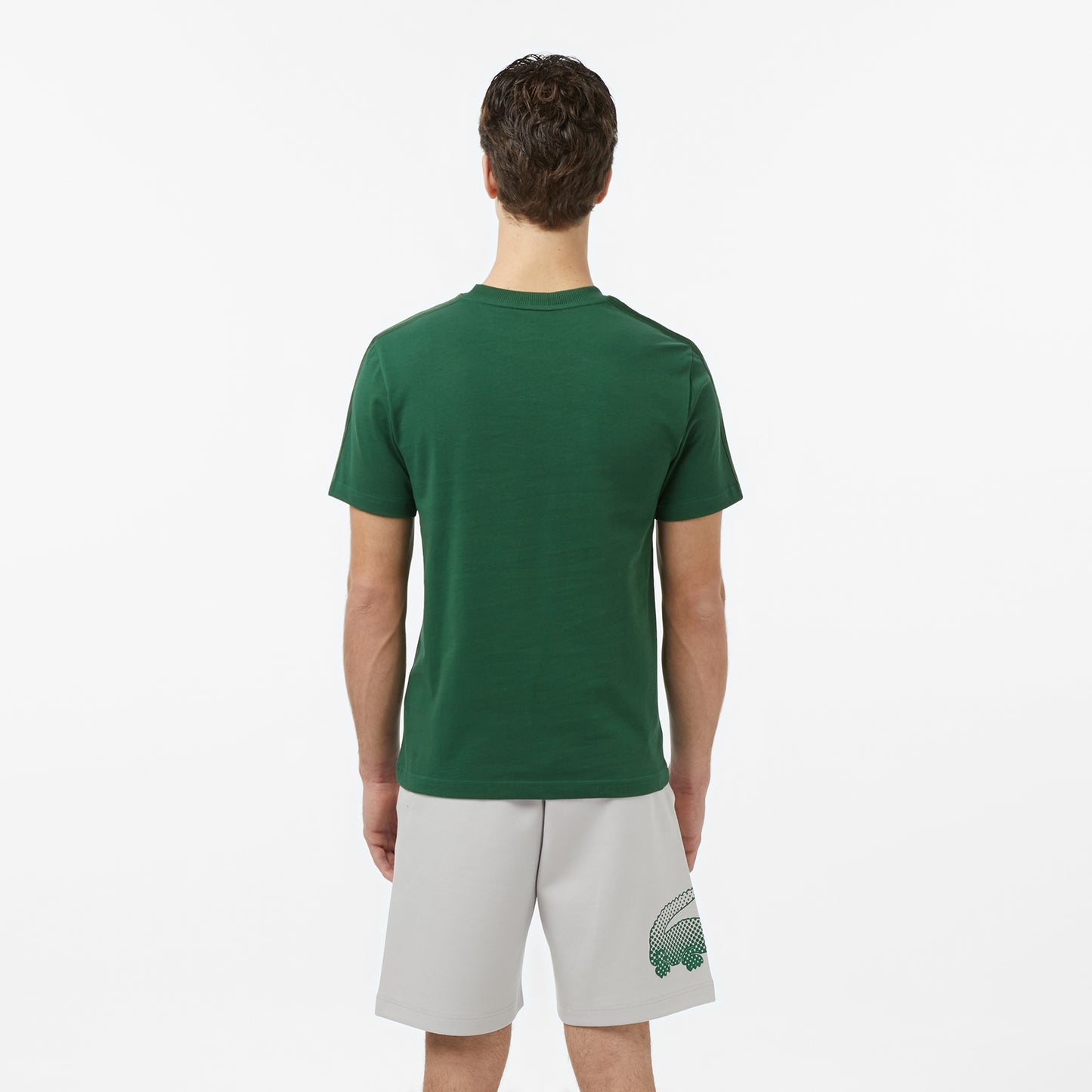 Lacoste Erkek Regular Fit Bisiklet Yaka Koyu Yeşil T-shirt