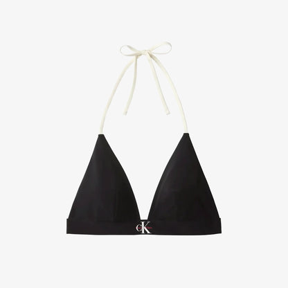 Calvin Klein Triangle Kadın Siyah Bikini Üstü