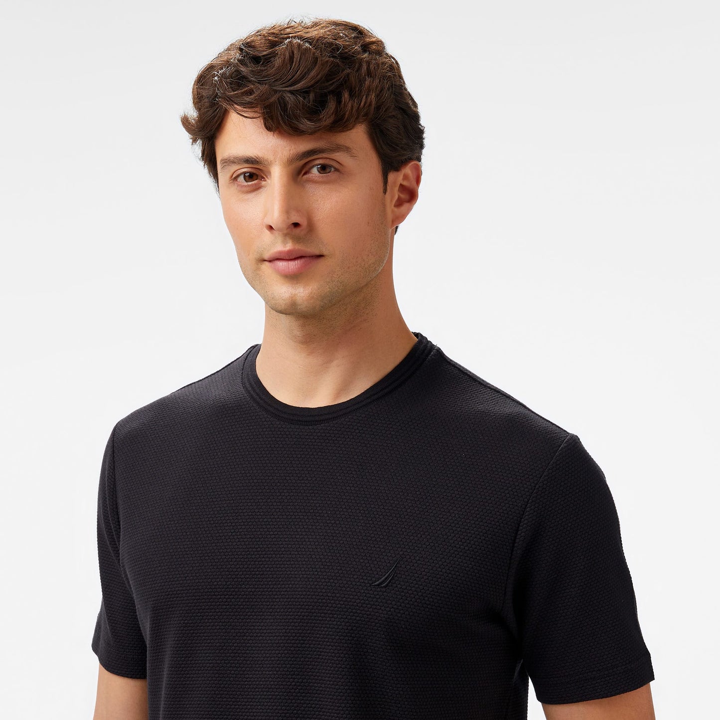 Nautica Erkek Siyah Regular Fit T-shirt