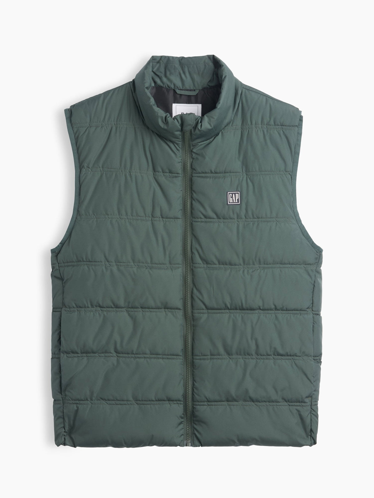 Koyu Yeşil Relaxed Puffer Şişme Yelek