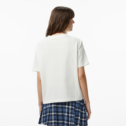 Tommy Hilfiger Varsity Crest Kadın Beyaz T-shirt