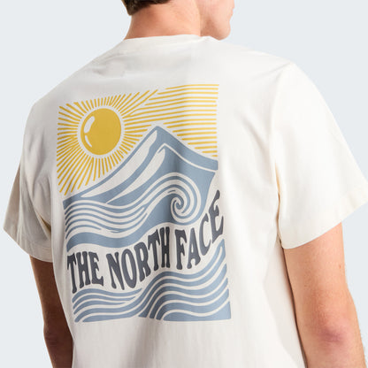 The North Face Mountain Escape Relaxed Erkek Beyaz T-shirt