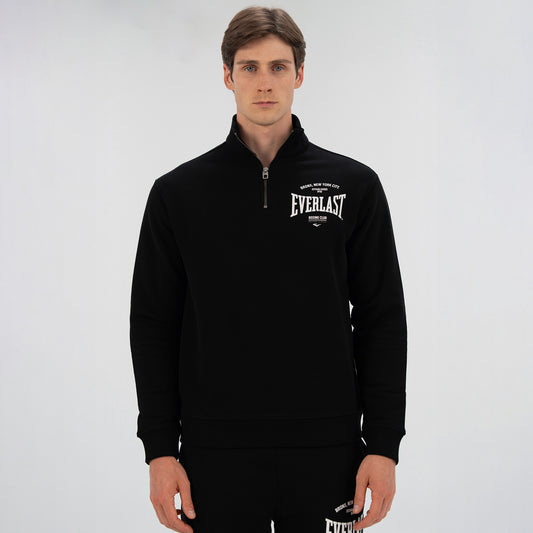 Everlast Bronx Nyc Yarım Fermuarlı Regular Erkek Siyah Sweatshirt