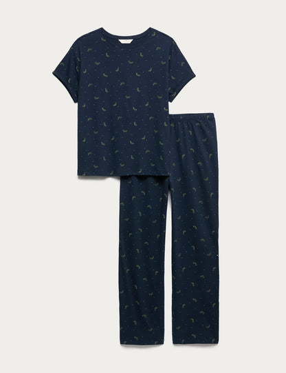 Pamuk Karışımlı Pijama Takımı