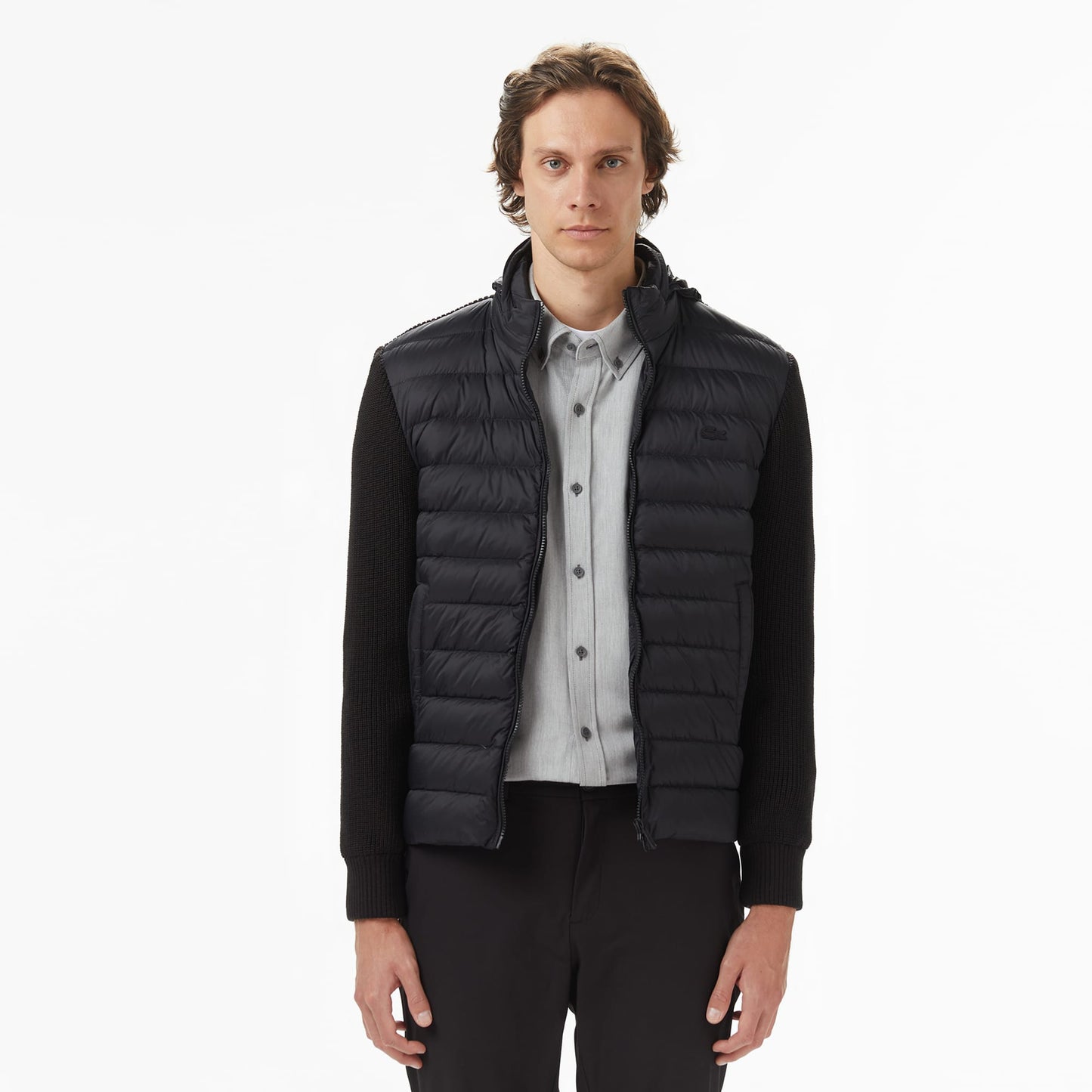 Lacoste Erkek Regular Fit Siyah Mont