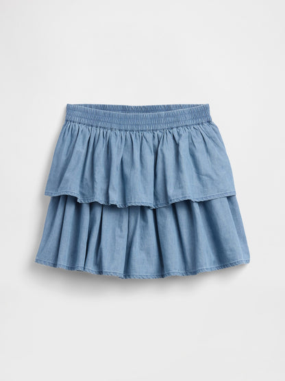 Mavi Kids Katmanlı Etek