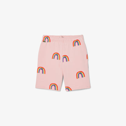 Lacoste Desenli Çocuk Pembe Şort