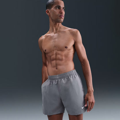 Nike Swim Breaker Solid Essential Erkek Gri Deniz Şortu