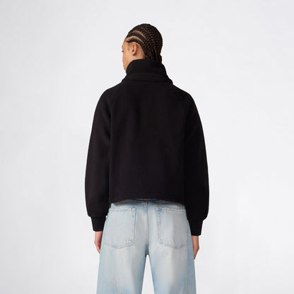 Champion Full Zip Kadın Siyah Sweatshirt