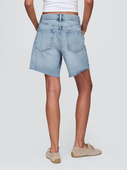 Mavi 8 Mid Rise '90s Loose Denim Bermuda Şort