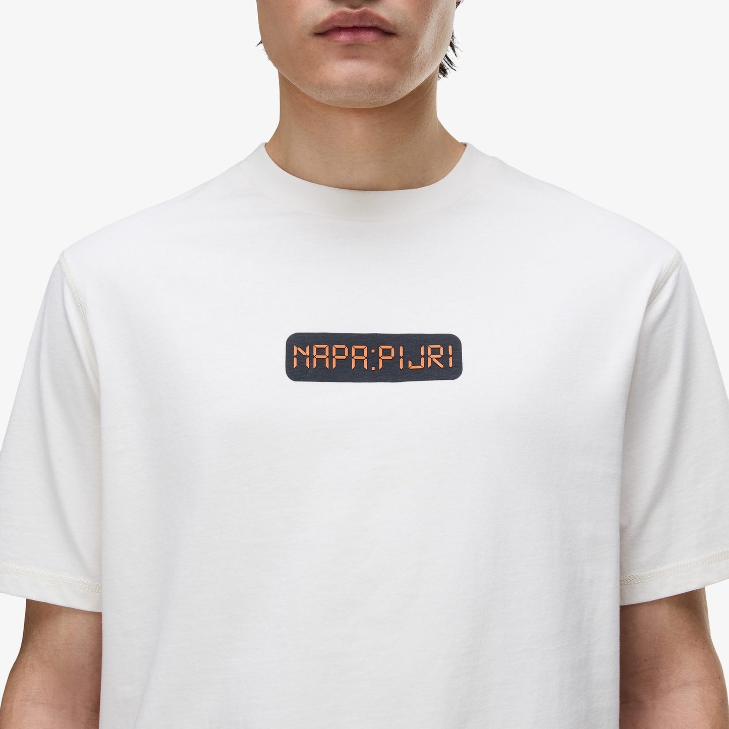 Napapijri S-sol Erkek Krem T-shirt