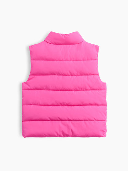 Pembe Puffer Şişme Yelek