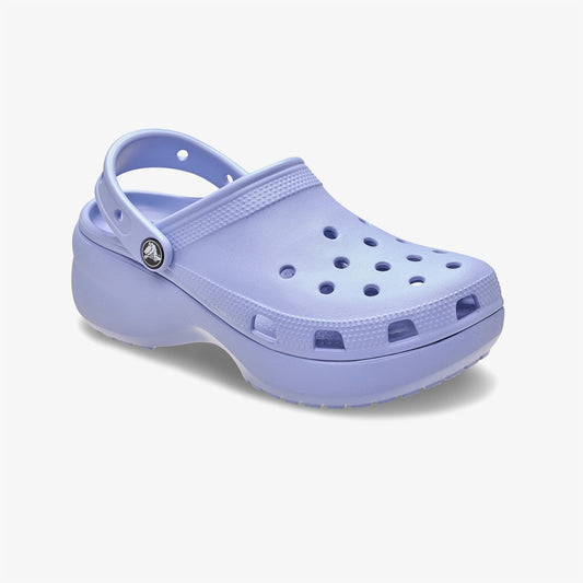 Crocs Classic Platform Clog Kadın Mavi Terlik