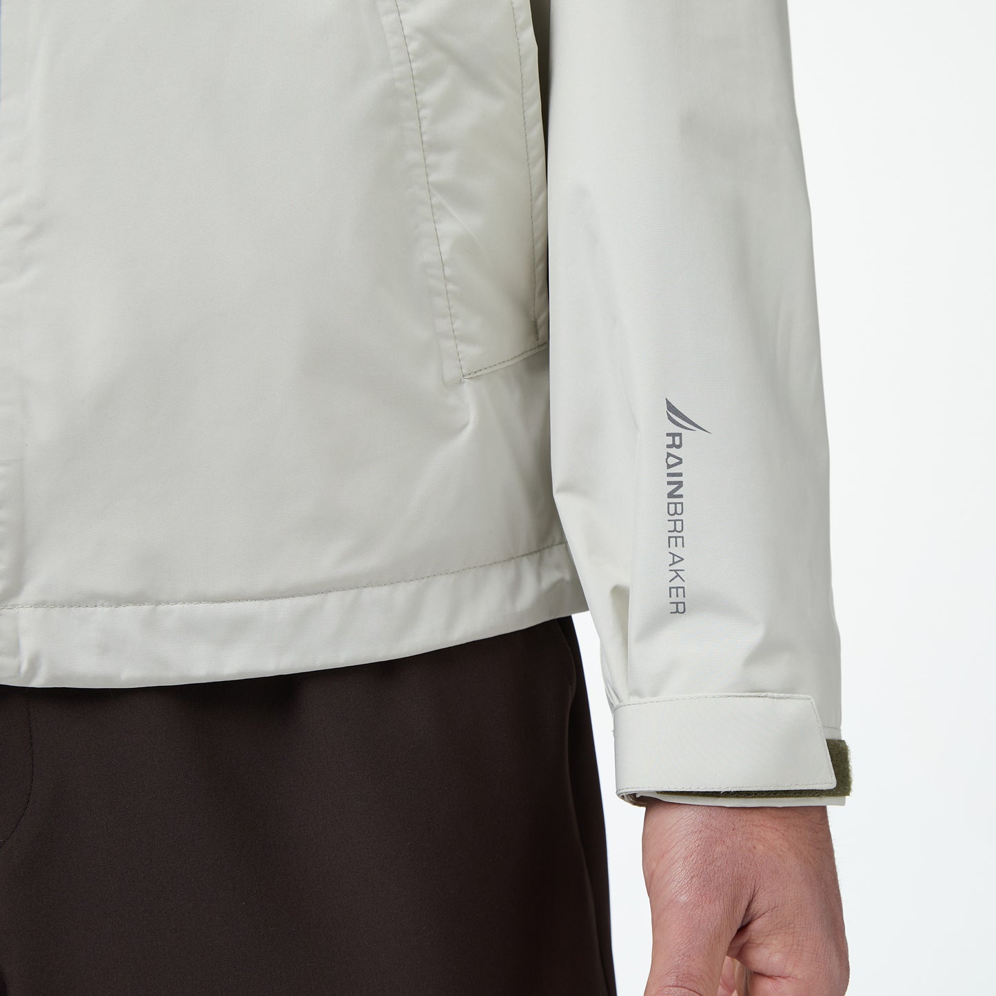 Nautica Regular Fit Kapüşonlu Su Geçirmez Erkek Gri Yağmurluk