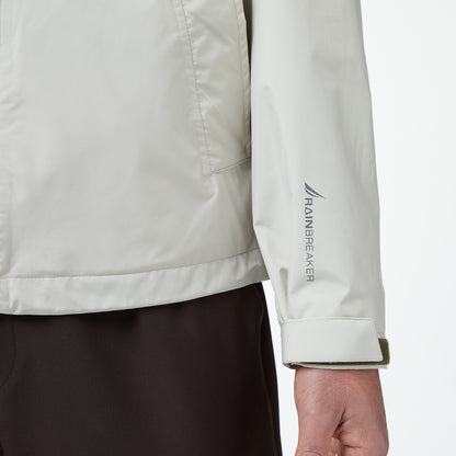 Nautica Regular Fit Kapüşonlu Su Geçirmez Erkek Gri Yağmurluk