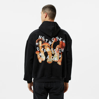 Market Expansion Pack Erkek Siyah Hoodie