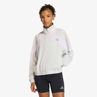 Adidas Adi365 Cheering Kadın Gri Koşu Ceketi
