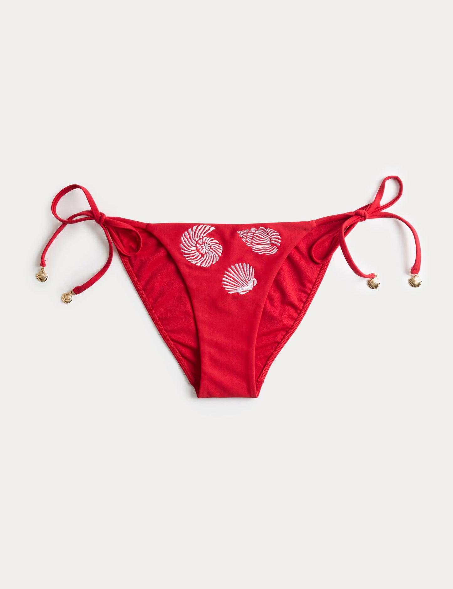 Işlemeli Bağlama Detaylı Bikini Altı