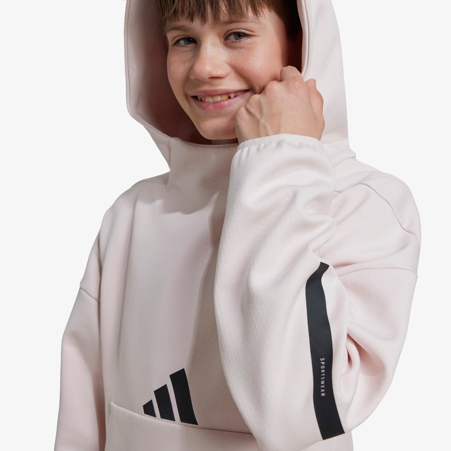 Adidas Z.n.e.çocuk Pembe Hoodie