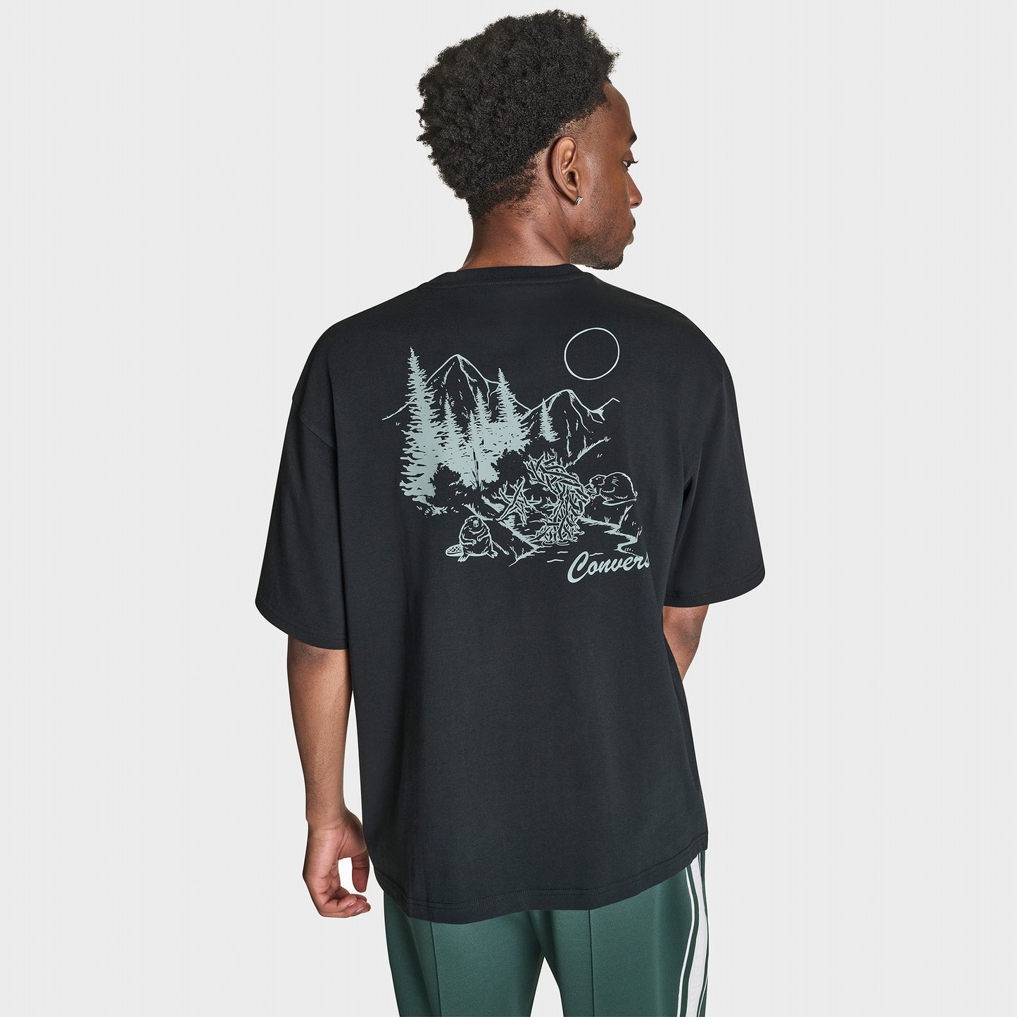 Converse Erkek Siyah T-shirt
