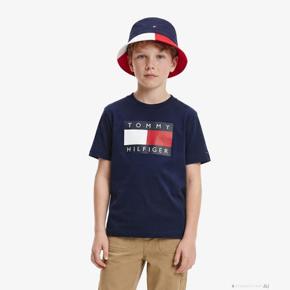 Tommy Hilfiger Heritage Çocuk Lacivert T-shirt