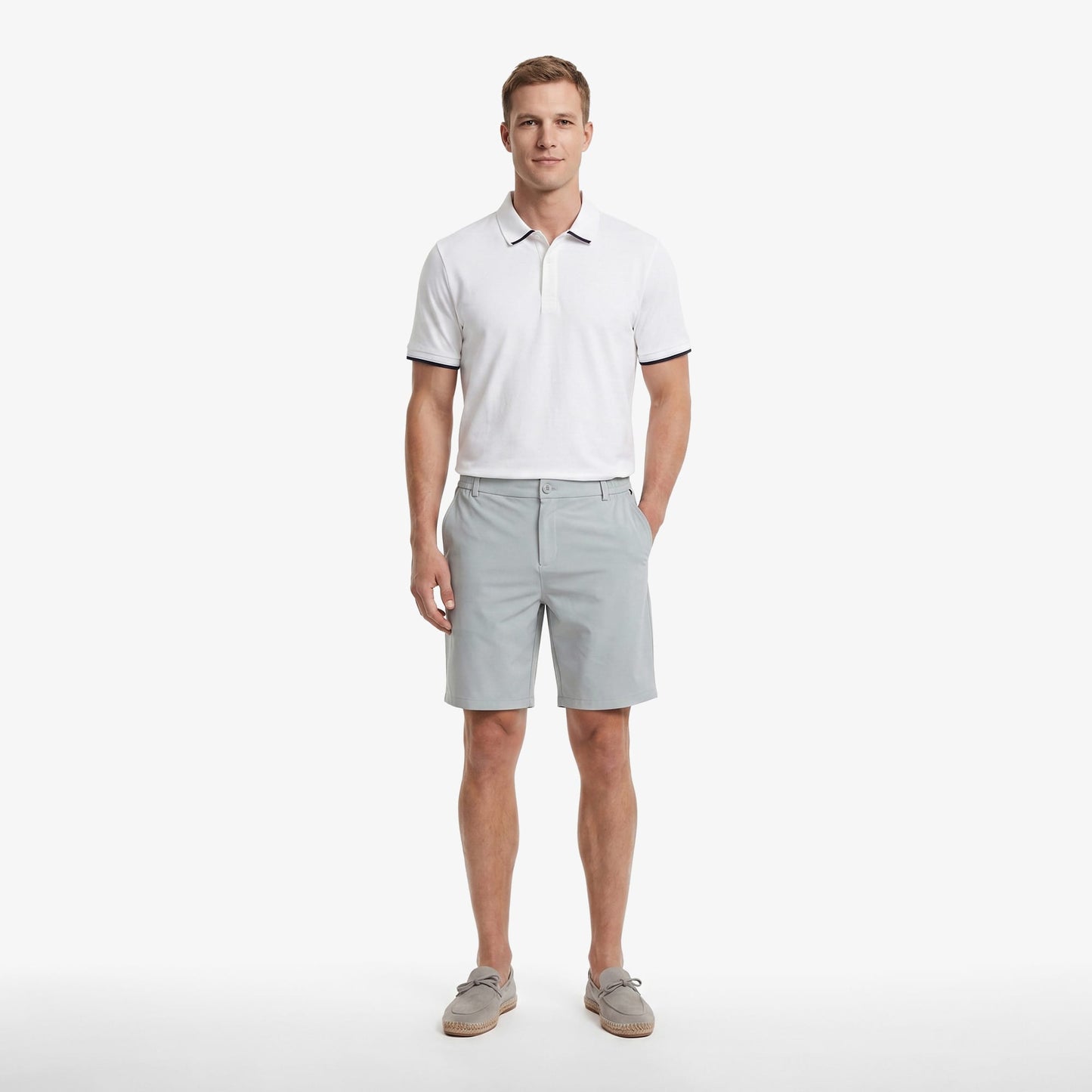 Nautica Erkek Beyaz Regular Fit Pima Cotton Polo Yaka T-shirt