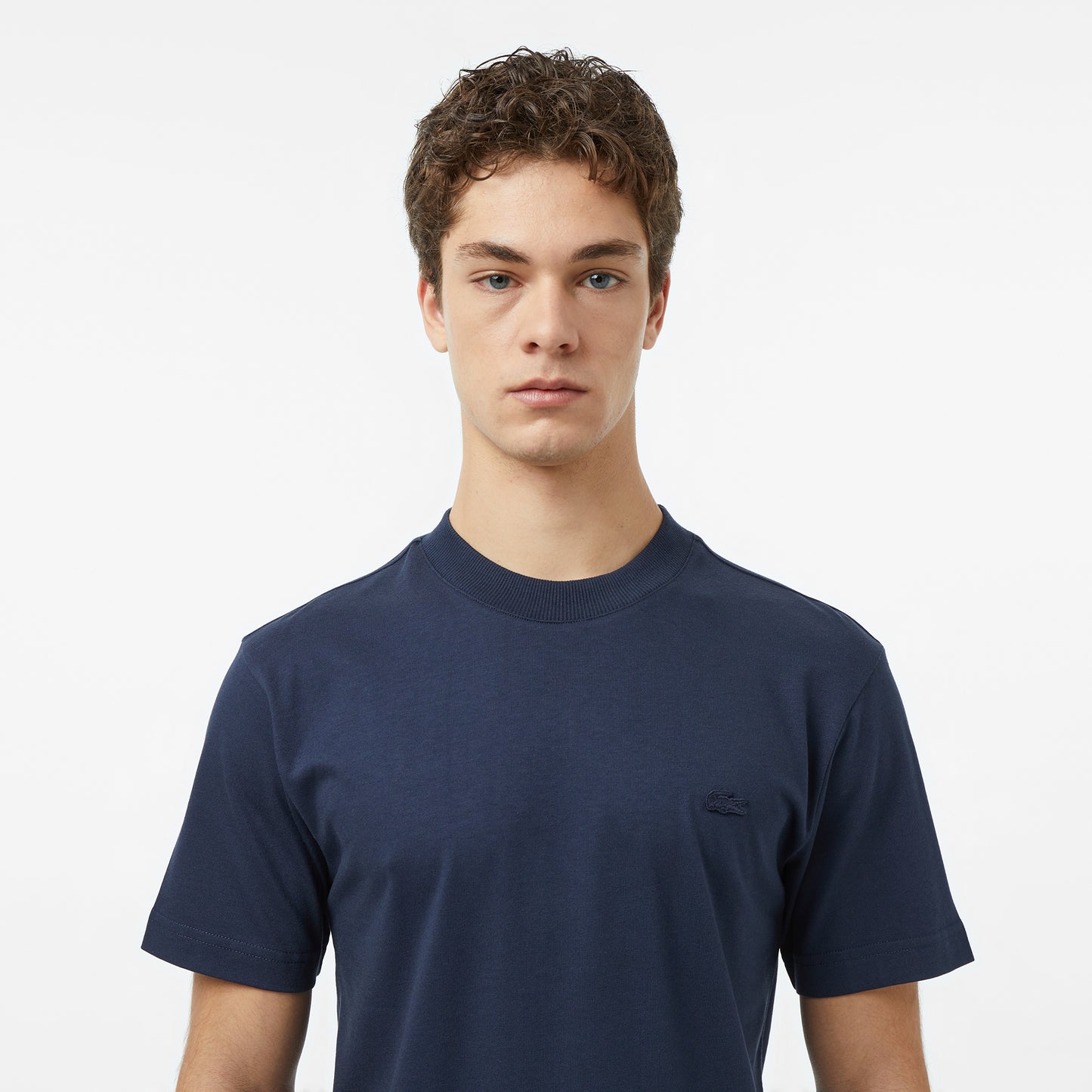 Lacoste Erkek Relaxed Fit Bisiklet Yaka Lacivert T-shirt