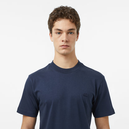 Lacoste Erkek Relaxed Fit Bisiklet Yaka Lacivert T-shirt