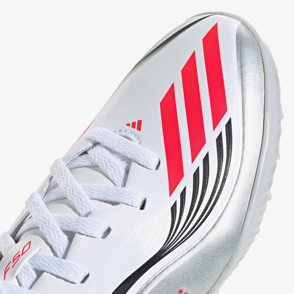 Adidas F50 Messı League Çocuk Beyaz Halı Saha Kramponu
