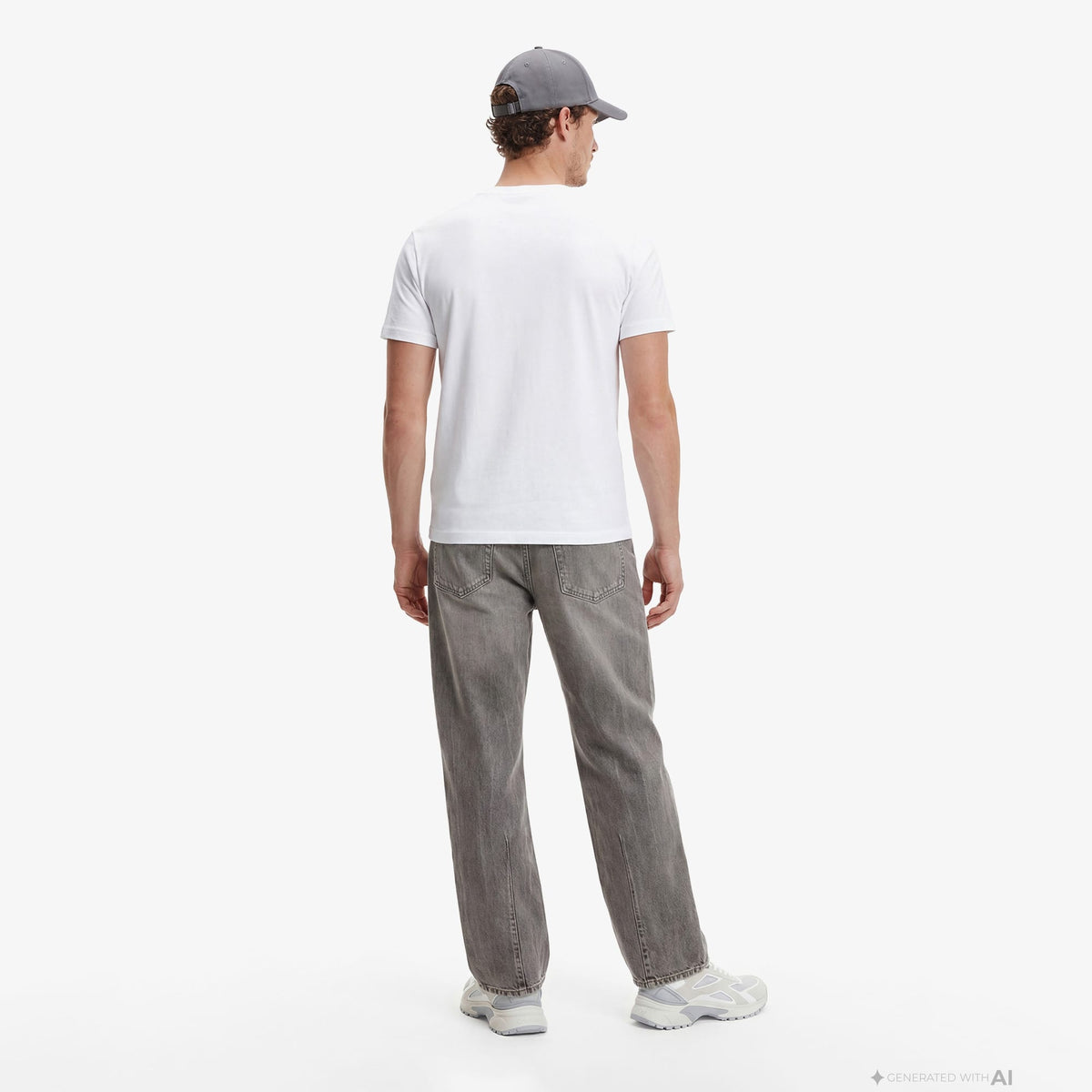 Calvin Klein 20s College Graphic Erkek Beyaz T-shirt