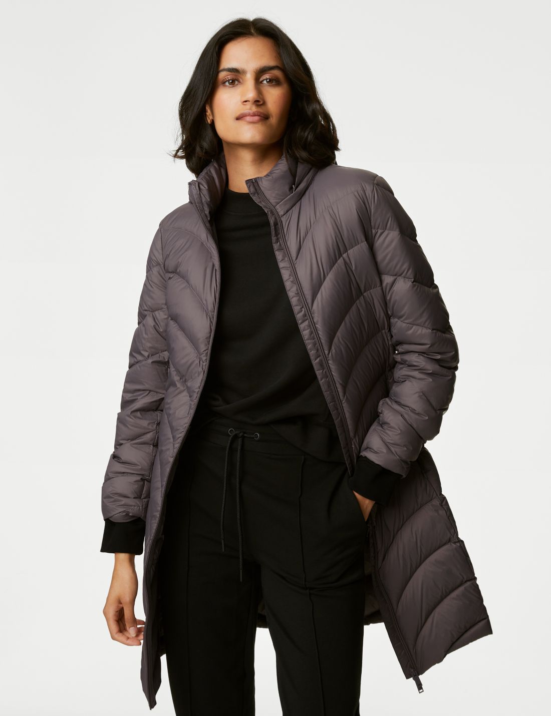 Feather&down Stormwear™ Kapüşonlu Puffer Şişme Mont