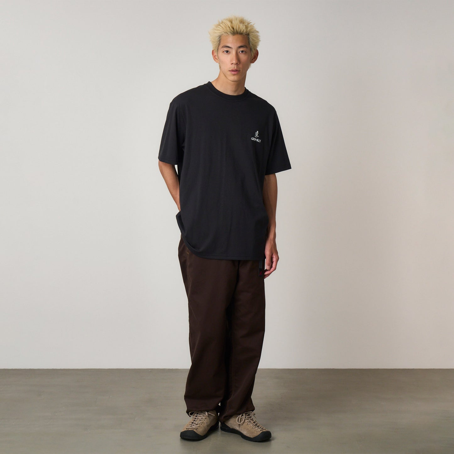 Gramicci One Point Logo Erkek Siyah T-shirt